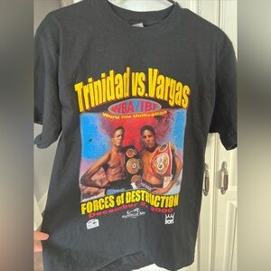 VTG 2000 Trinidad v Vargas Fight Promo T-shirt  Mandalay Bay  Sz L